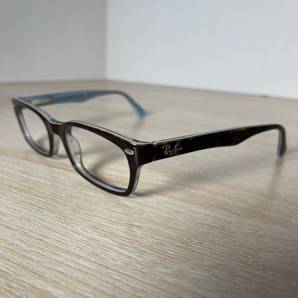 Ray-Ban RB5150 5023 Eyeglasses Frames Brown Tortoise Blue 50-19-135 FRAMES ONLY - Picture 3 of 8